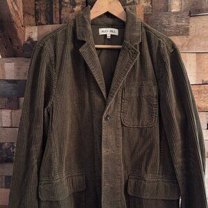 Alex Mill Men's Casual Brown Corduroy Blazer